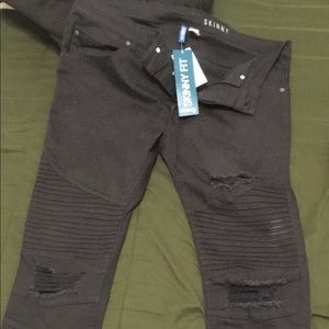 H&M biker jeans